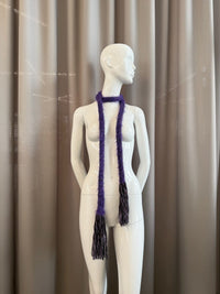 Scarf hairy purple/rose-TATi-APOC STORE