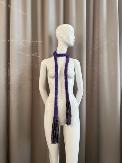 Scarf hairy purple/rose-TATi-APOC STORE