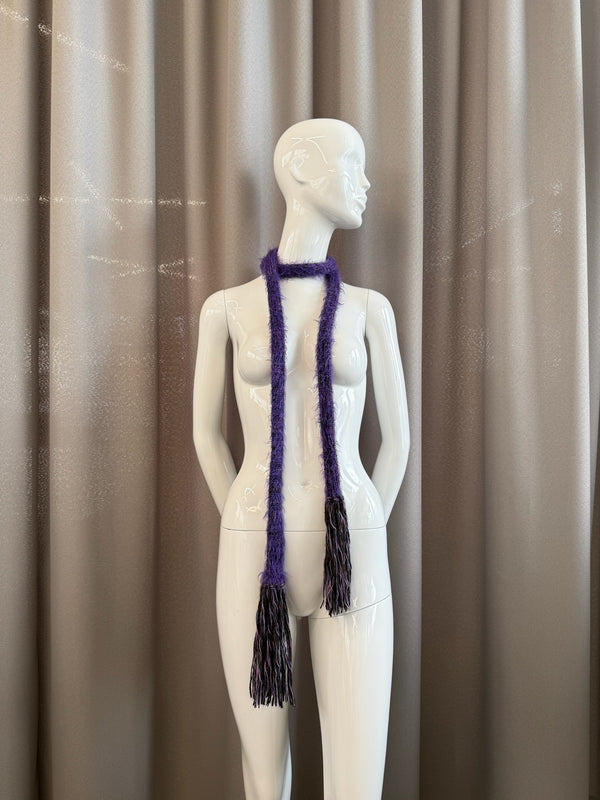 Scarf hairy purple/rose-TATi-APOC STORE