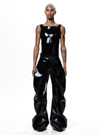 Black Essential Latex Tank-Harri-APOC STORE