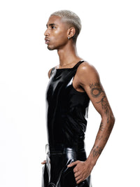 Black Essential Latex Tank-Harri-APOC STORE