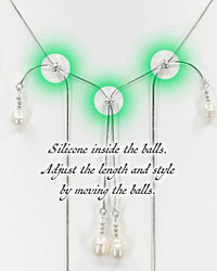 Pearl tassel necklace 05-Jaekim-APOC STORE
