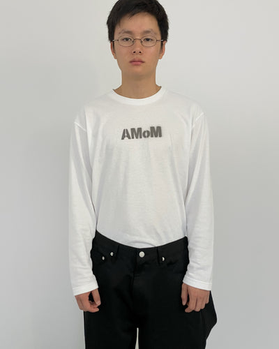 AMOM SMALL LOGO T-SHIRTS WHITE-EGNARTS-APOC STORE