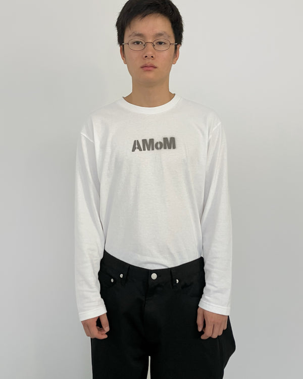 AMOM SMALL LOGO T-SHIRTS WHITE-EGNARTS-APOC STORE