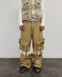 PAINTED CARGO PANTS BEIGE-EGNARTS-APOC STORE