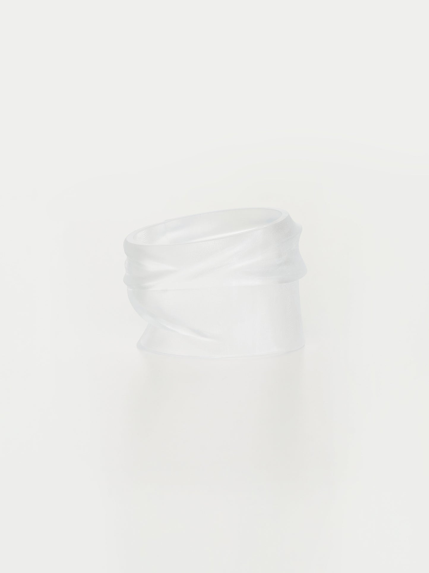 Cuffs Shaped Bangle Opaque-Taekh-APOC STORE