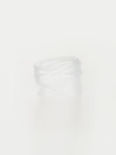Cuffs Shaped Bangle Opaque-Taekh-APOC STORE