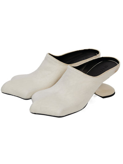 Drago Mules White Unshaved-BHIVE-APOC STORE