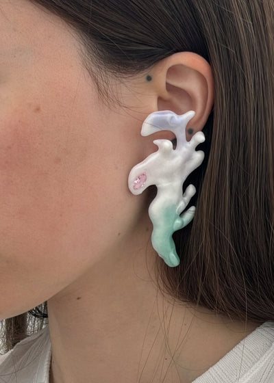 Pastel Dragon Earrings-Emma Pryde-APOC STORE