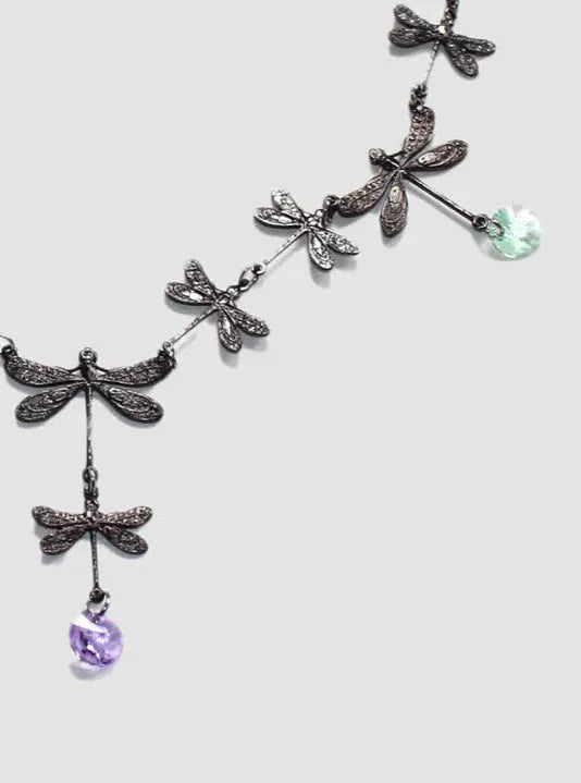 Brass Dragonfly Choker-Emma Pryde-APOC STORE