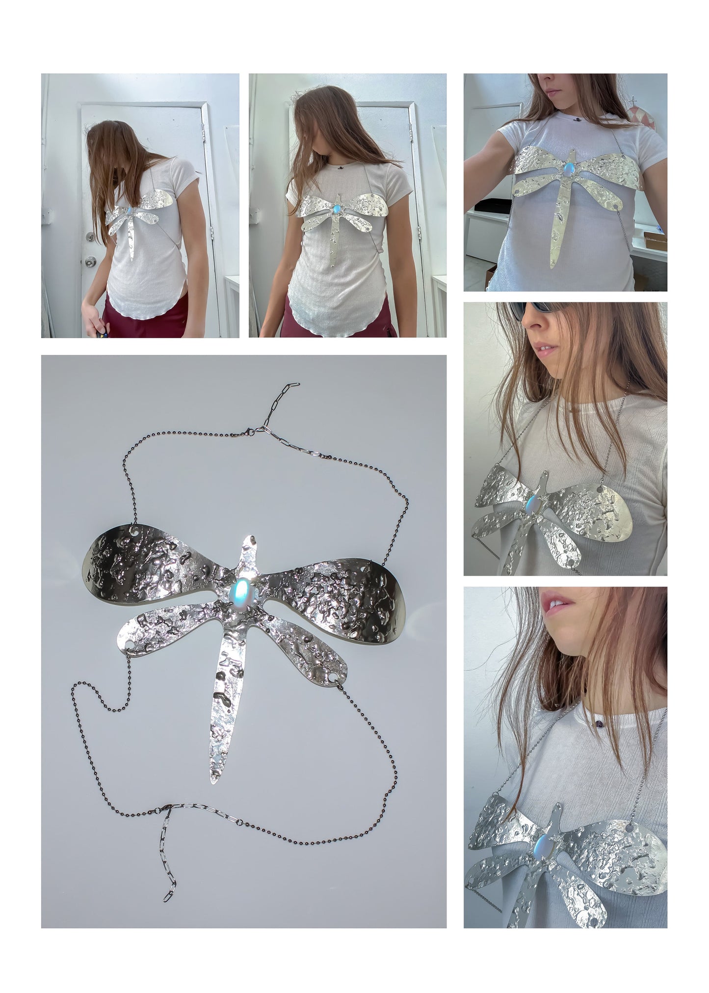 Metal Dragonfly Chest Plate-Emma Pryde-APOC STORE