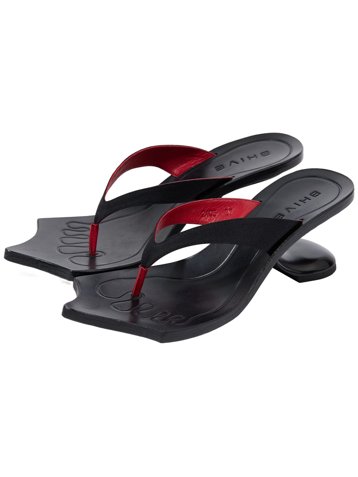 Drago Sandals Black & Red-BHIVE-APOC STORE