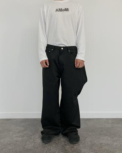 SIDE PANEL LAYERED PANTS BLACK-EGNARTS-APOC STORE