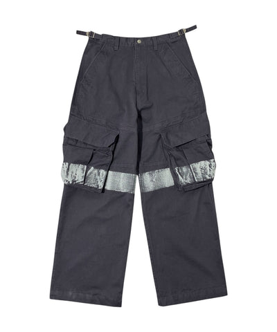 PAINTED CARGO PANTS CHARCOAL-EGNARTS-APOC STORE
