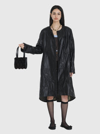 Coat with Structures #1-Nensi Avetisian-APOC STORE