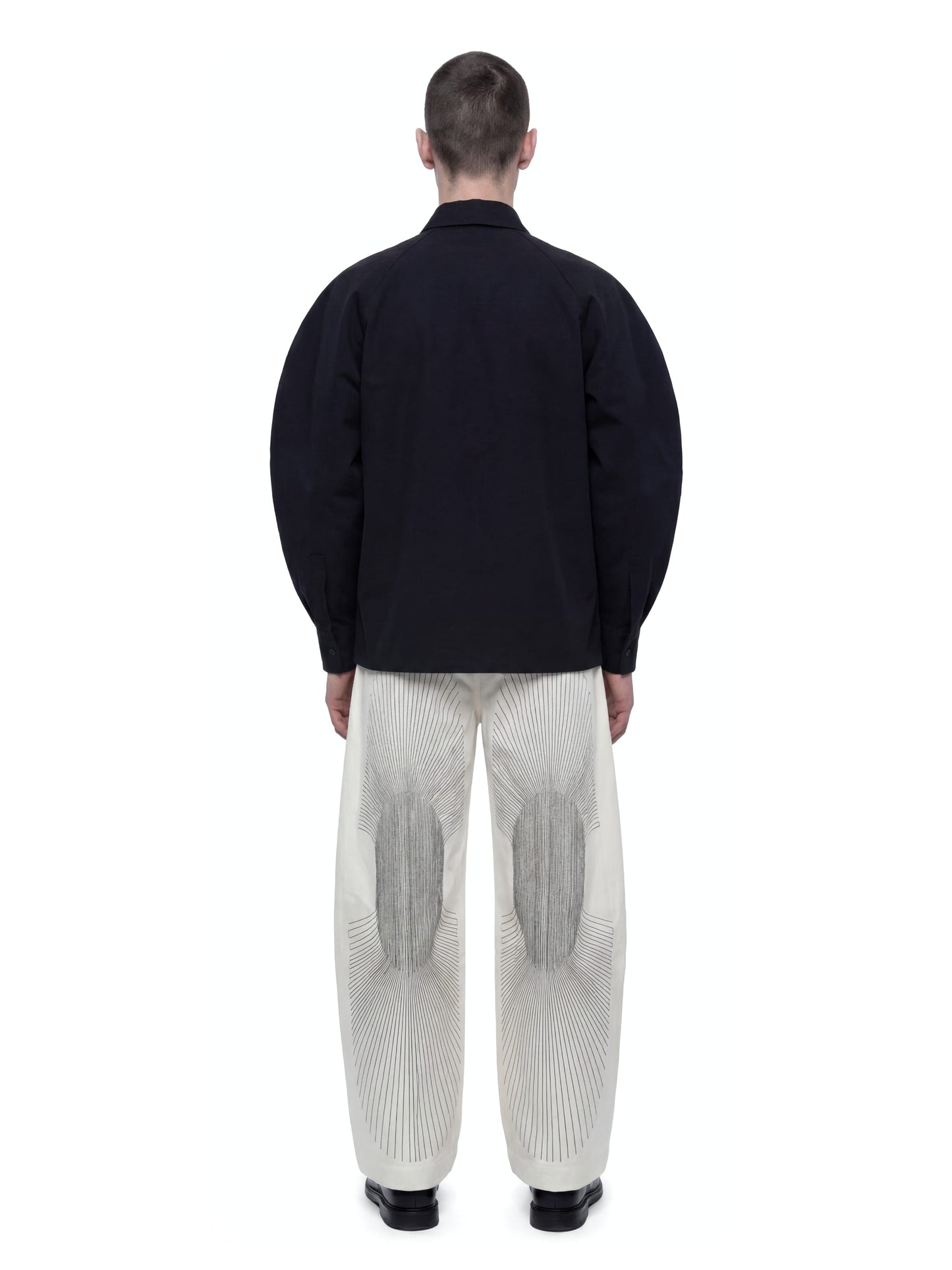 Wide Leg Embroidered Trousers-harri-APOC STORE