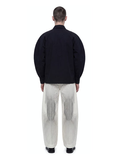 Wide Leg Embroidered Trousers-harri-APOC STORE