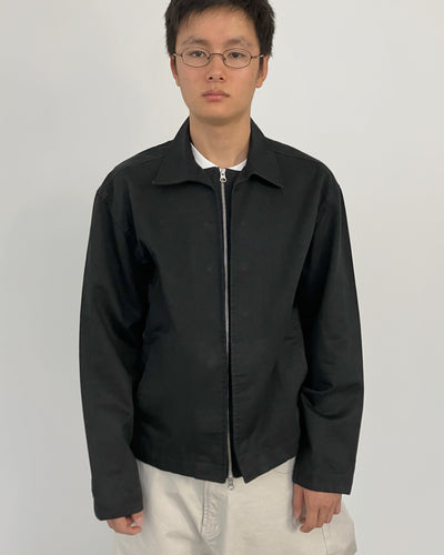DETACHABLE ZIP JACKET BLACK-EGNARTS-APOC STORE