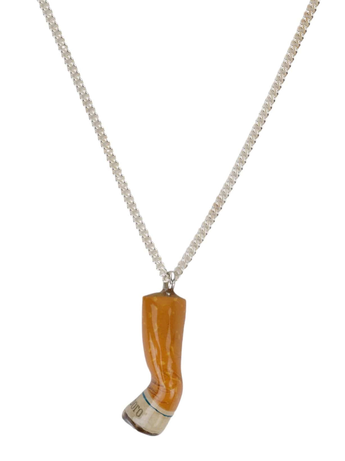 Cigarette Butt Necklace (orange)-Jetpack Hom(m)e-APOC STORE