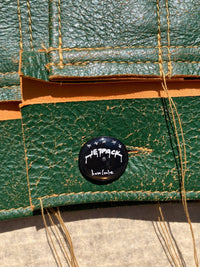 Green/Tan Leather Jacket:-Jetpack Hom(m)e-APOC STORE