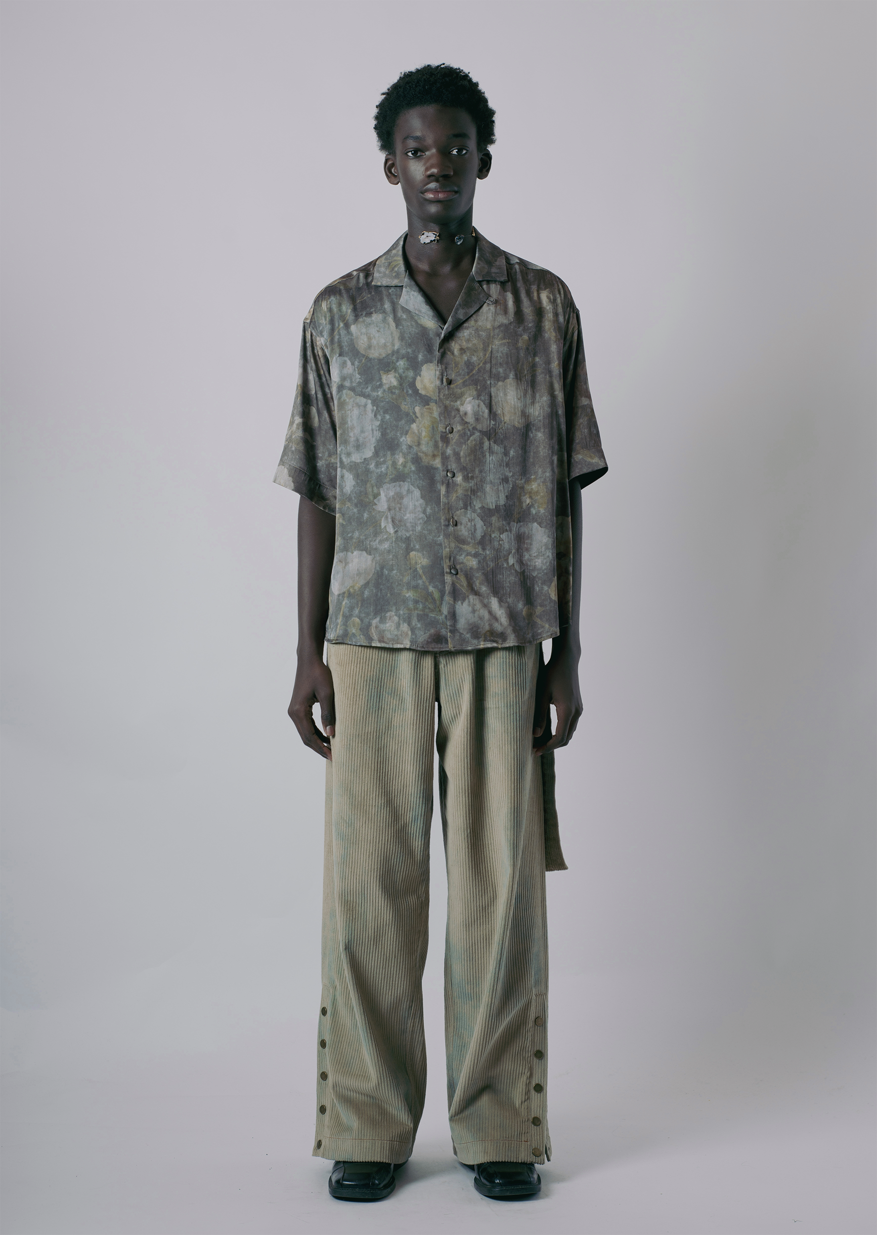 "VINTAGE FLORAL" SILK HAWAIIAN SHIRT-KAWAkEY-APOC STORE