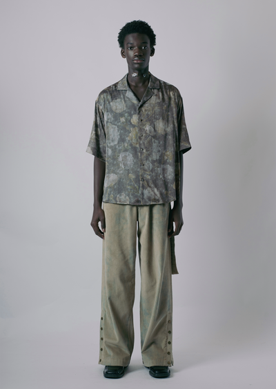 "VINTAGE FLORAL" SILK HAWAIIAN SHIRT-KAWAkEY-APOC STORE