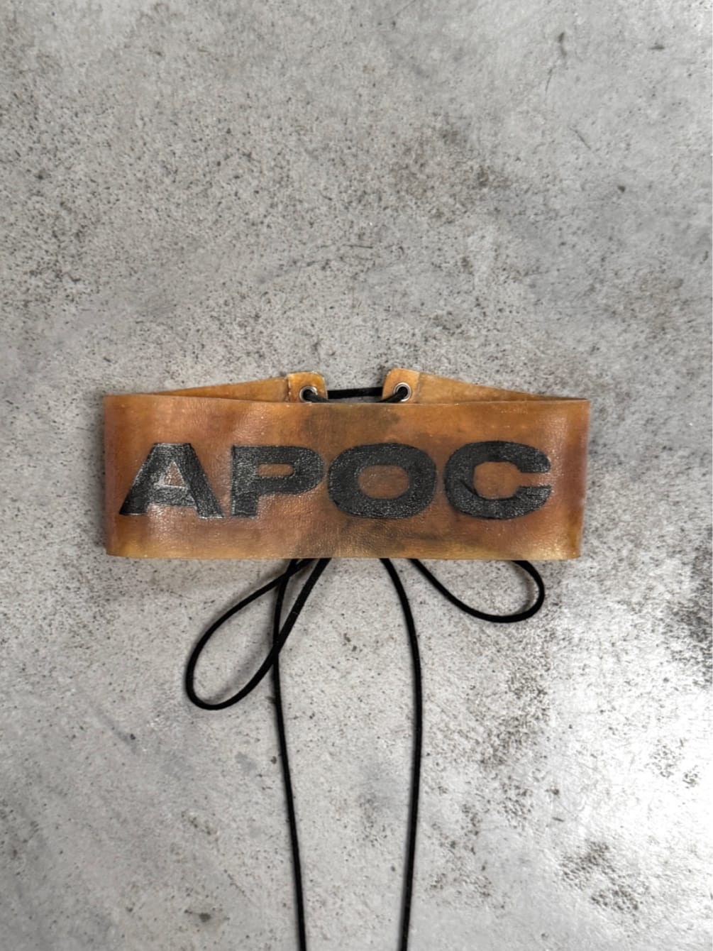 Latex Tattoo Choker (Personalise your word)-Jaoka Jaokha-APOC STORE