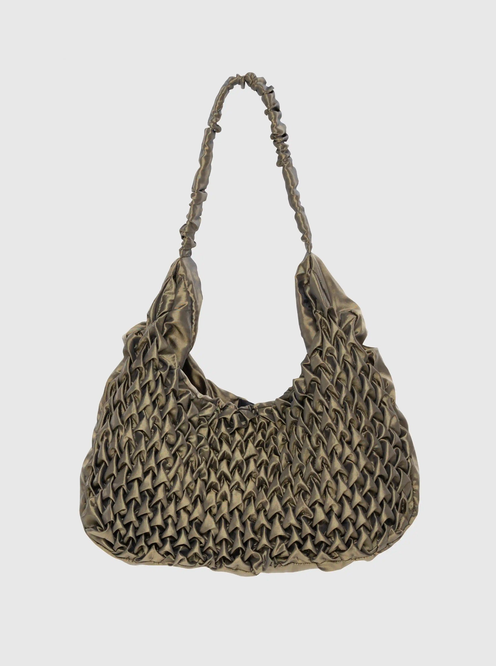 Bag Smocking Big Green Dark-Nensi Avetisian-APOC STORE