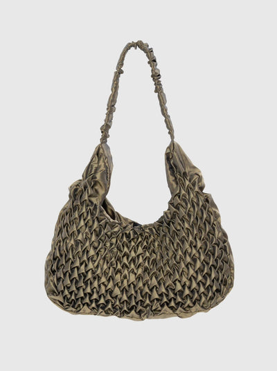 Bag Smocking Big Green Dark-Nensi Avetisian-APOC STORE