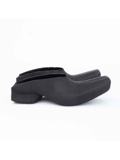 Cowboy Rubber Mules - Black-BODY AMPLIFICATION DEVICES-APOC STORE