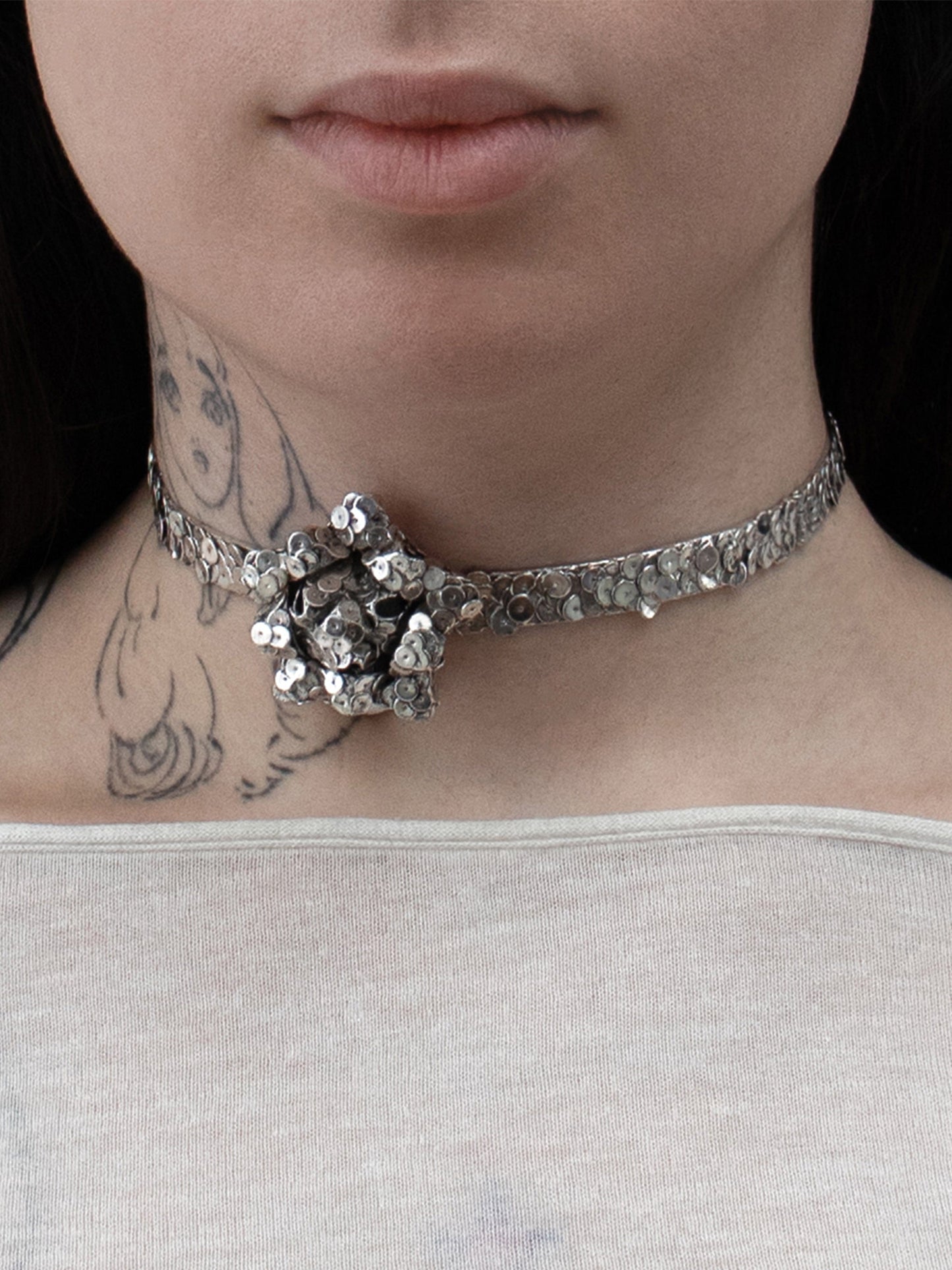 SEQUIN GIFT WRAP CHOKER-RAPHAEL EVERDEEN-APOC STORE