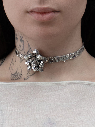 SEQUIN GIFT WRAP CHOKER-RAPHAEL EVERDEEN-APOC STORE