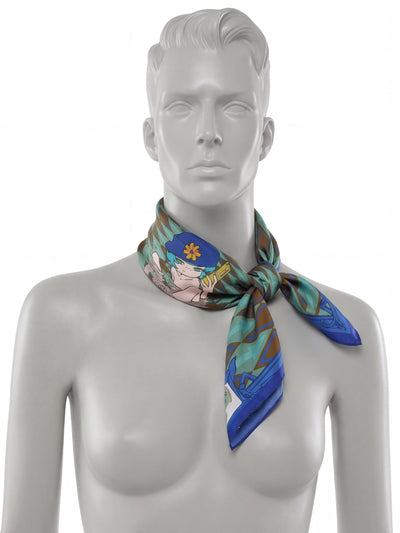 chöke.hq “Spa” Silk Scarf – Hungary Travel Theme-Chöke-APOC STORE