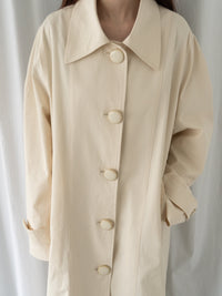 Cloudy Vintage Coat-mesh blanca-APOC STORE
