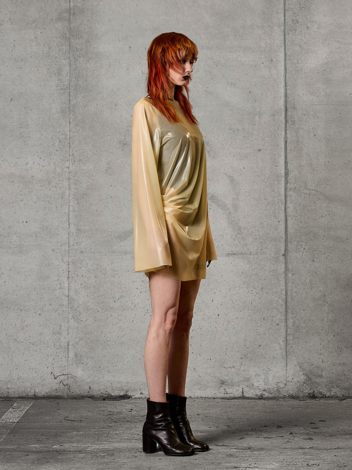 Open Back Mini Dress-Shers Studios-APOC STORE
