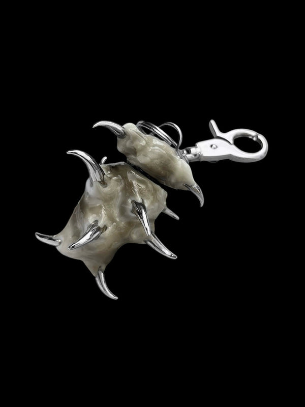 White pill case keychain-CASPER DIY-APOC STORE