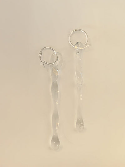 Pendant Earrings 0004-Rain and Rivers-APOC STORE