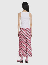 Skirt Long with Stripes-Nensi Avetisian-APOC STORE
