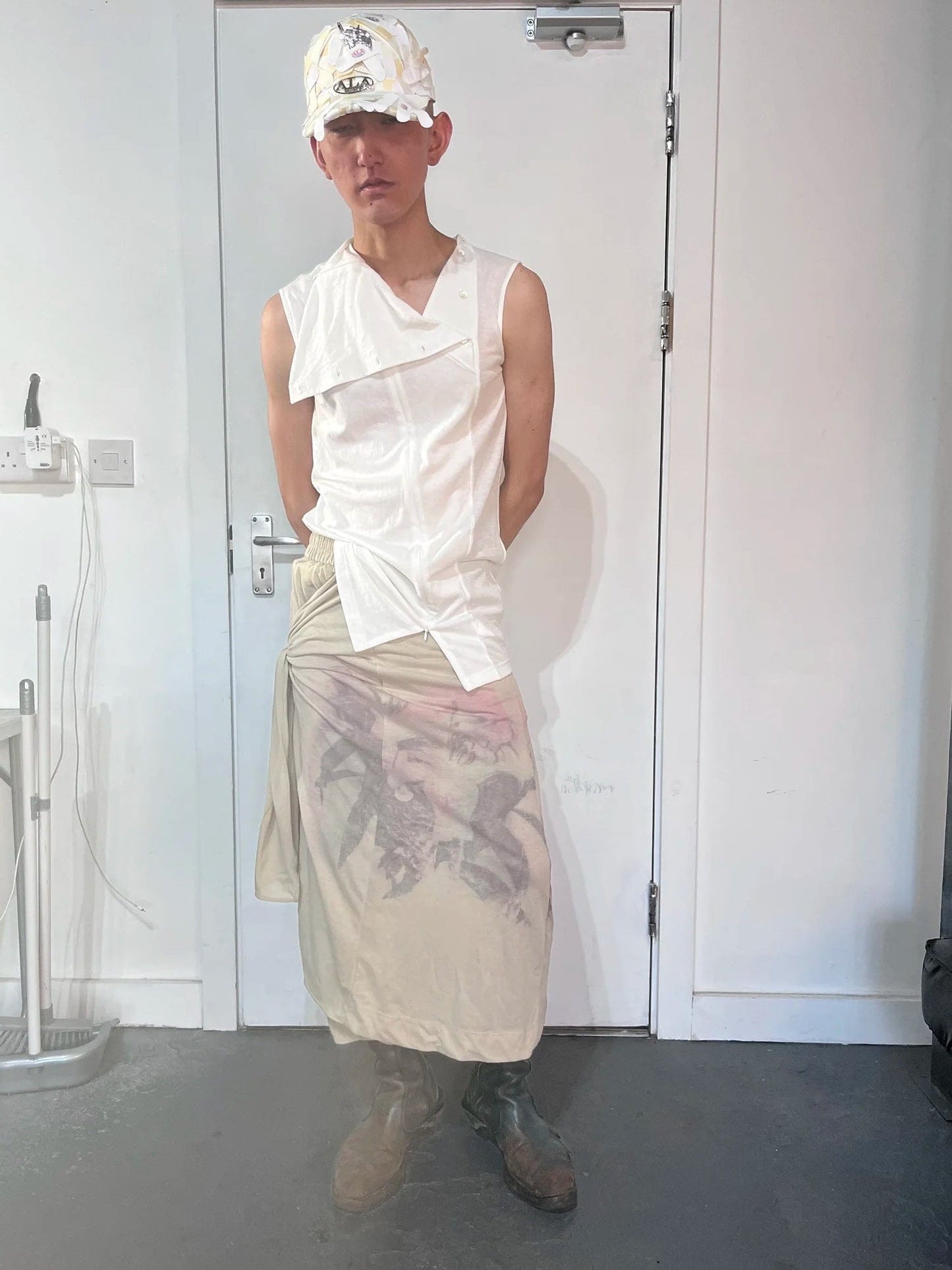 JERSEY PRINTED WRAP SKIRT-ALA TIANAN-APOC STORE