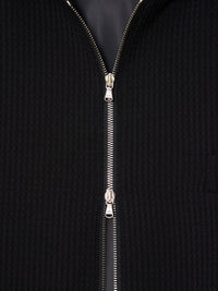 Tailored Hooded Jacket 001 _ Black-Taekh-APOC STORE