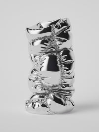 Puffer Vase II Chrome - Large-Gast Studio-APOC STORE