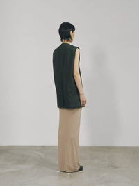 Nude Skinny Maxi Skirt-arc us arkus-APOC STORE