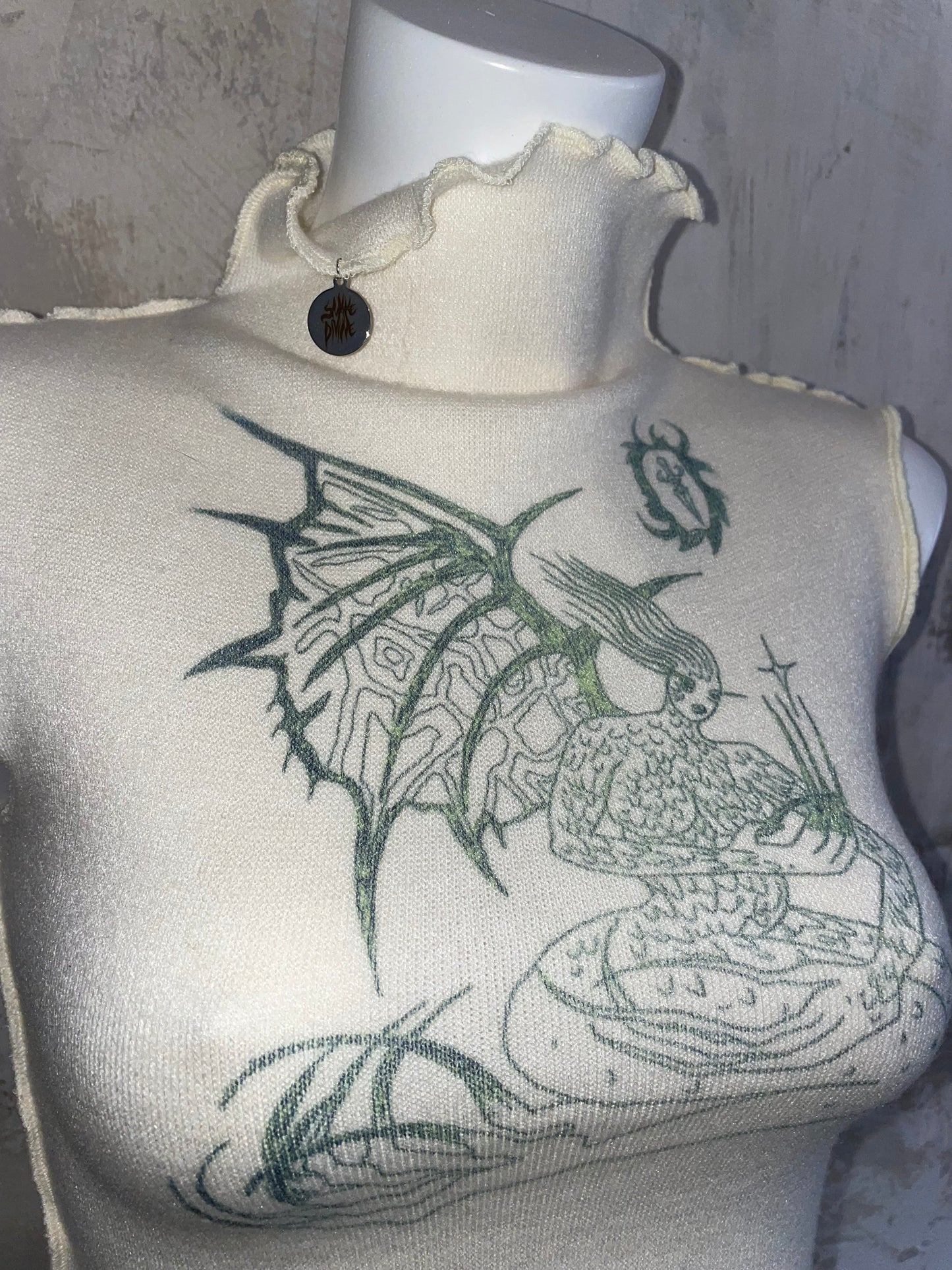 dragon lady turtleneck-Snake Divine-APOC STORE