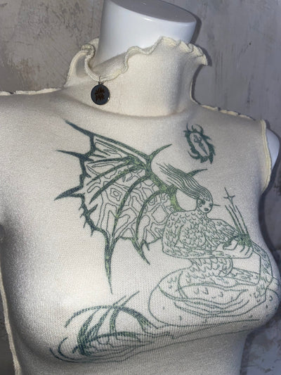dragon lady turtleneck-Snake Divine-APOC STORE