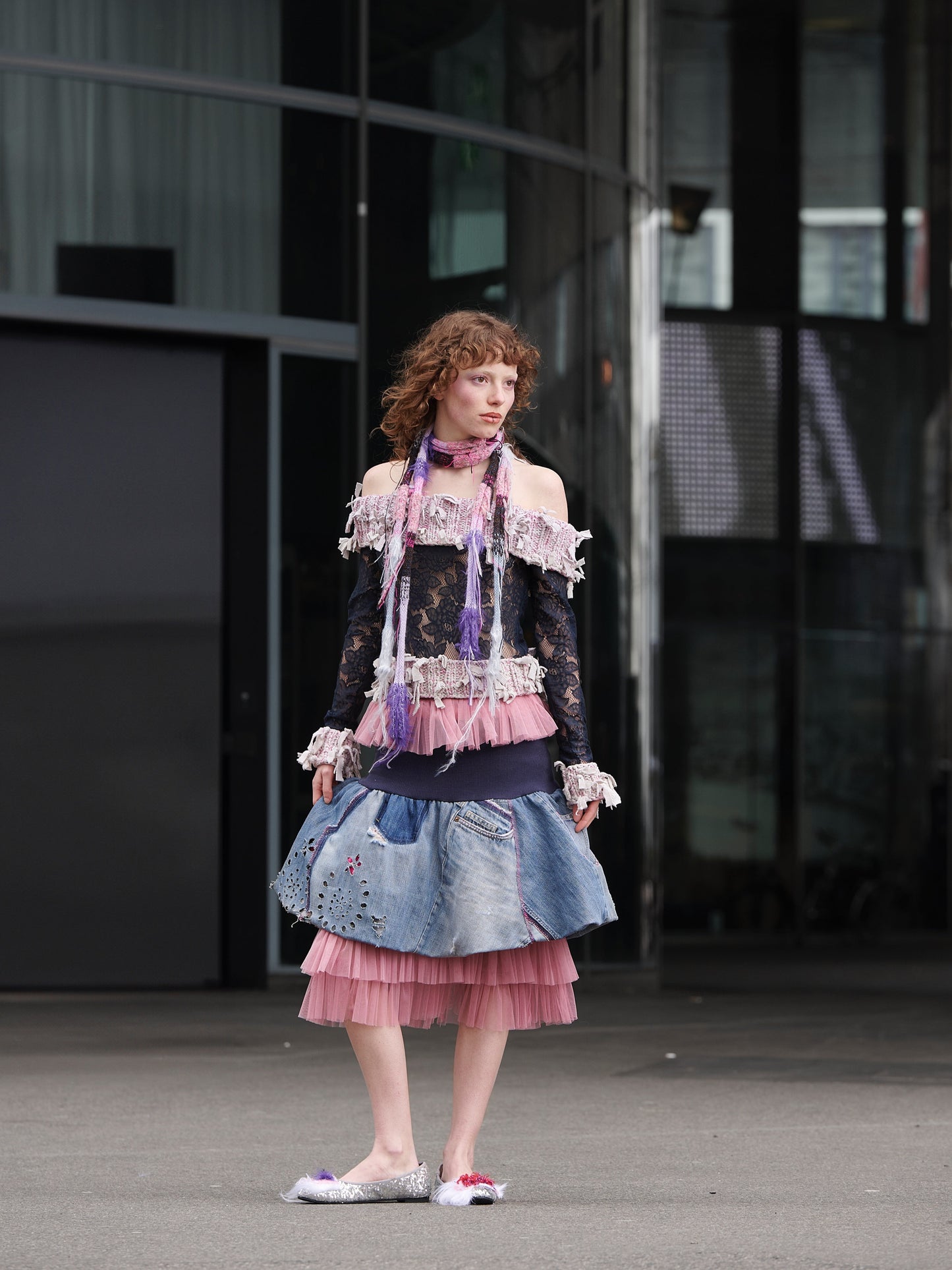 Super skinny scarf light blue-TATi-APOC STORE