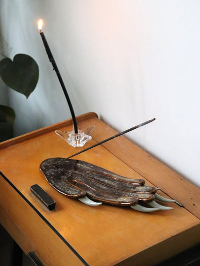 Incense Holder Brown Paw-Naomi Gilon-APOC STORE