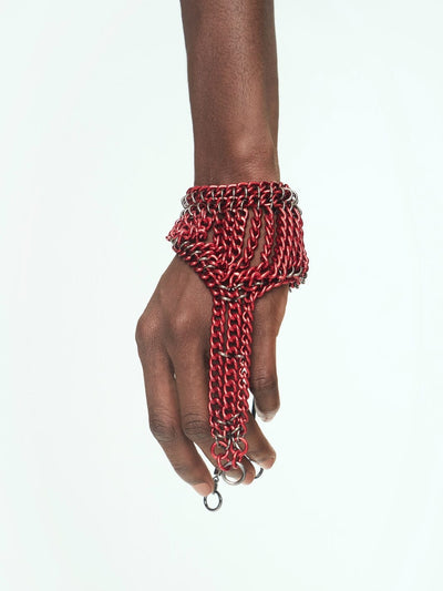 RED CHAINS Bracelet-JALACONDA-APOC STORE