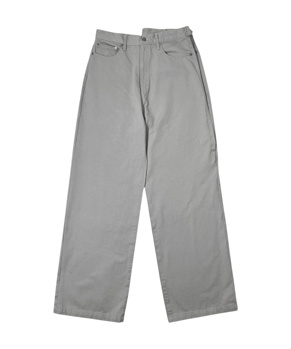 SIDE PANEL LAYERED PANTS LIGHT GRAY-EGNARTS-APOC STORE