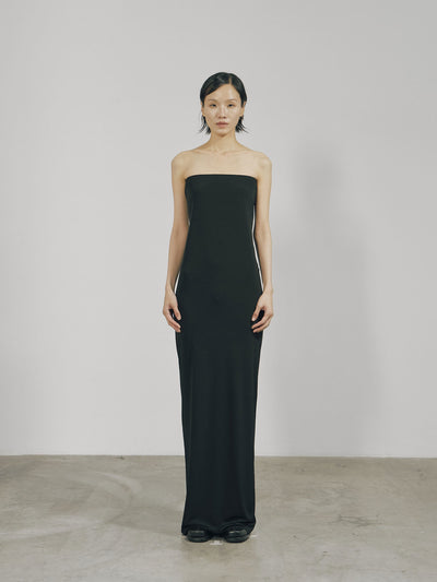 Black Skinny Tube Maxi Dress – APOC STORE