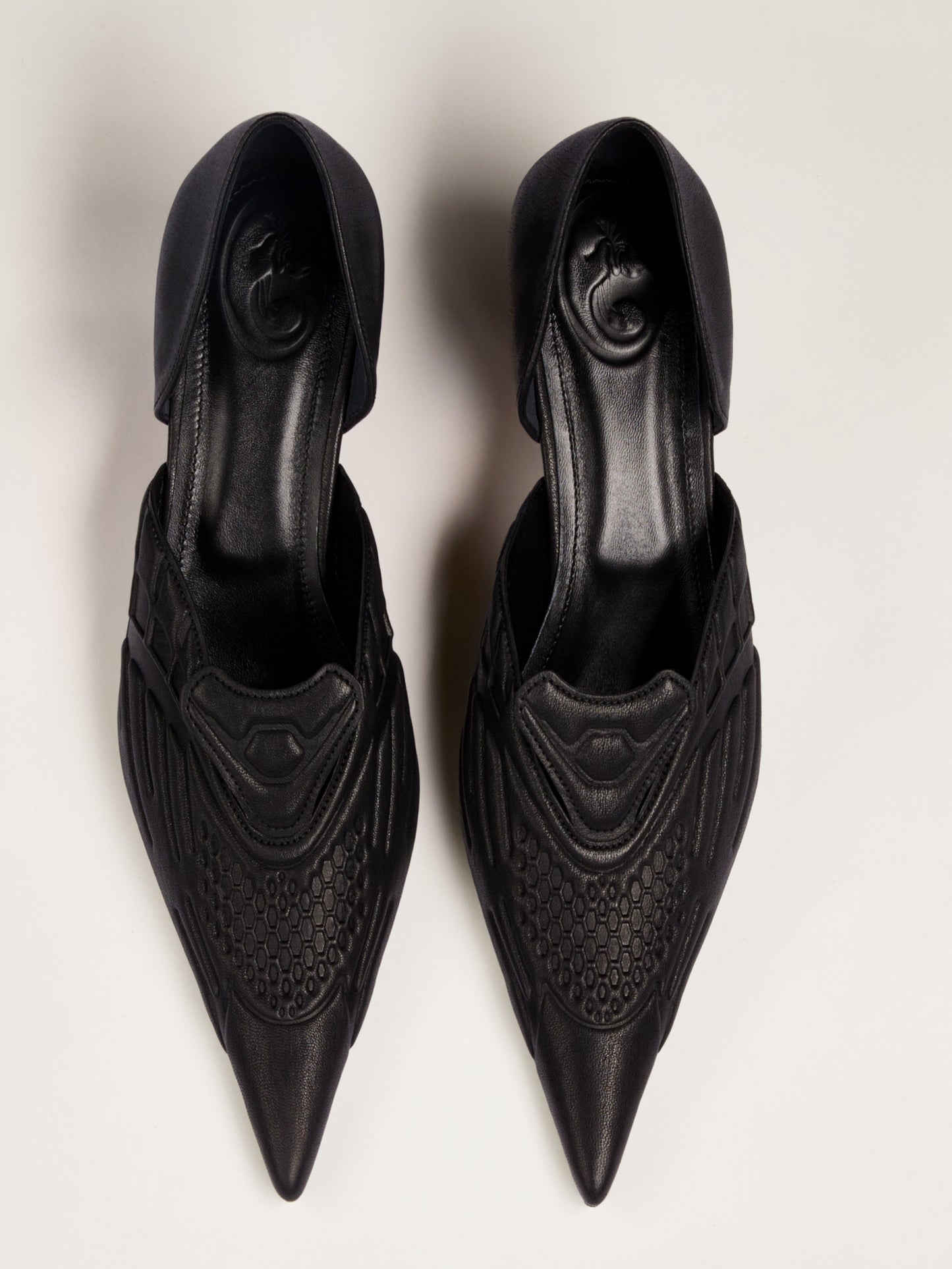 VCRN D'ORSAY PUMPS BLACK-Invasive Modification-APOC STORE